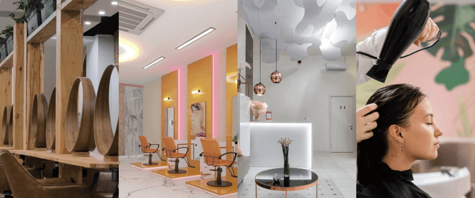 What are the three types of salons?