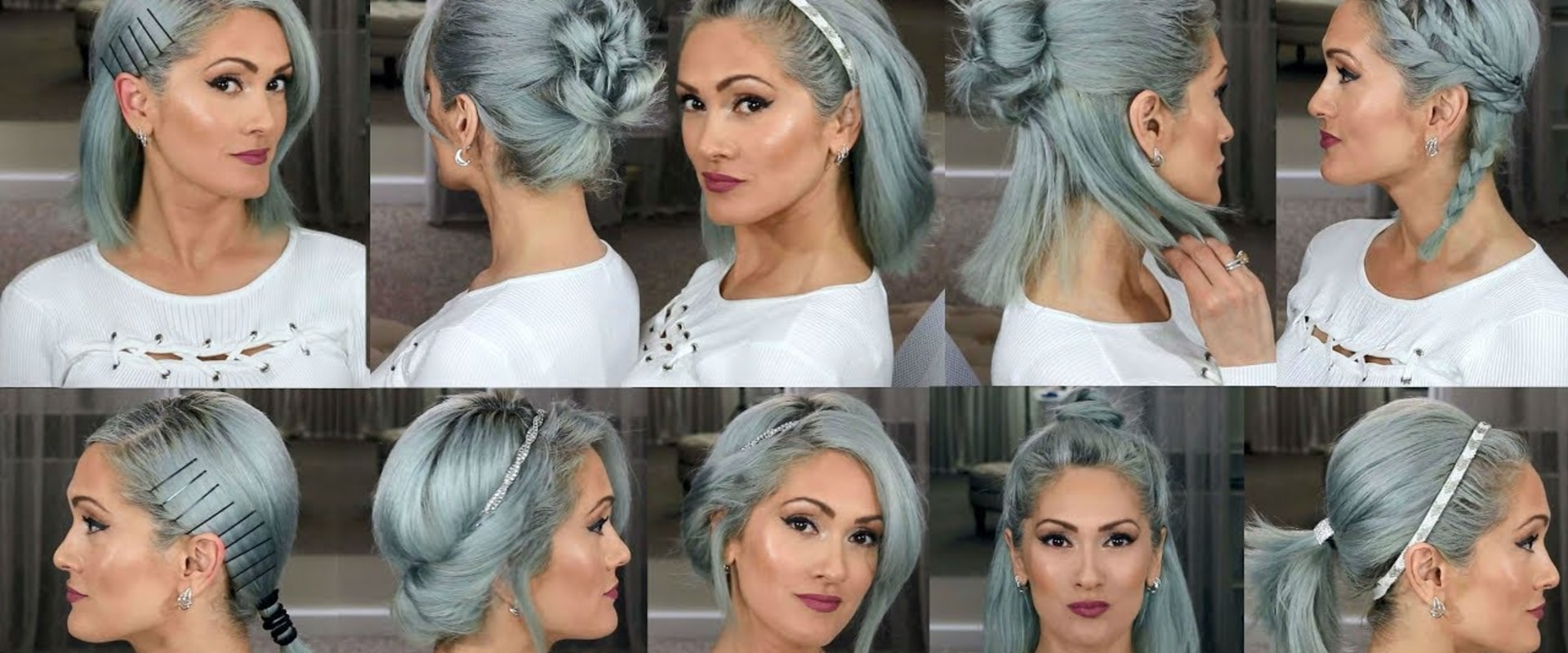 No-Heat Hairstyles for Short Hair on Women